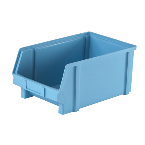 Plastibox&reg; Parts Bin, 8-1/10" W x 6" H x 12-4/5" D, Blue Ontario Packaging