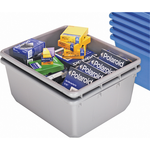 QuanTub Nesting Totes, 19" W x 24-1/2" D x 9.5" H, Grey Ontario Packaging