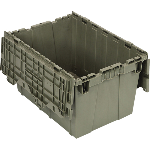 Attached Top Container, 12.75" x 19.25" x 15.25", Green Ontario Packaging