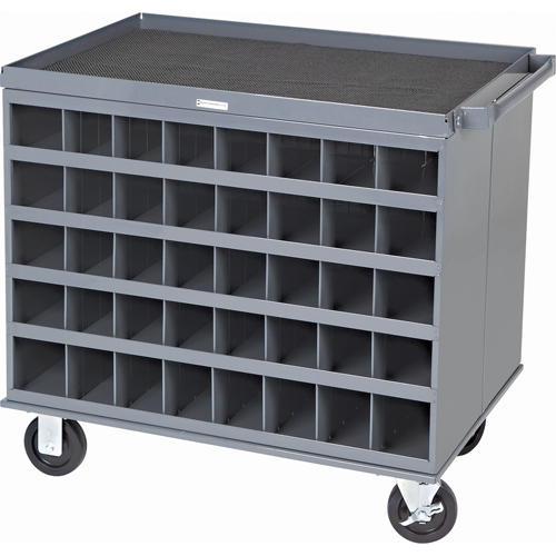 Heavy-Duty 2-Sided Mobile Carts/Work Stations, 1000 lbs. Capacity, 34" x W, 32" x H, 24" D, All-Welded Ontario Packaging