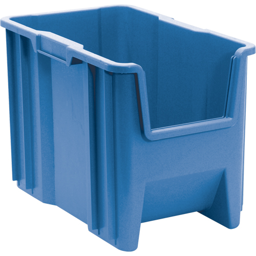 Contenants &agrave; empiler g&eacute;ants, 10,875" la x 17,5" p x 12,5" h, Bleu Ontario Packaging