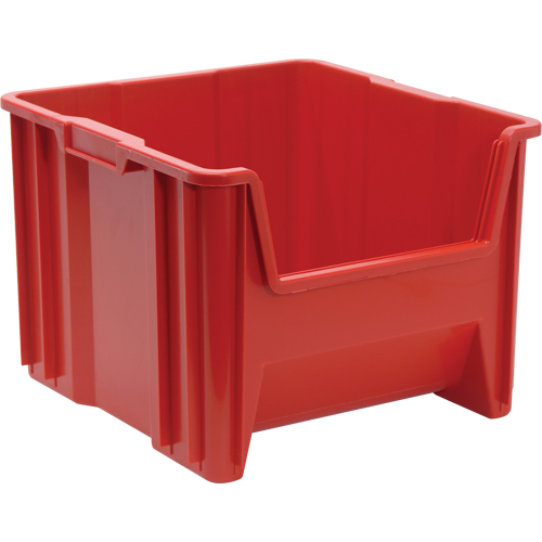 Contenants &agrave; empiler g&eacute;ants, 16,5" la x 17,5" p x 12,5" h, Rouge Ontario Packaging