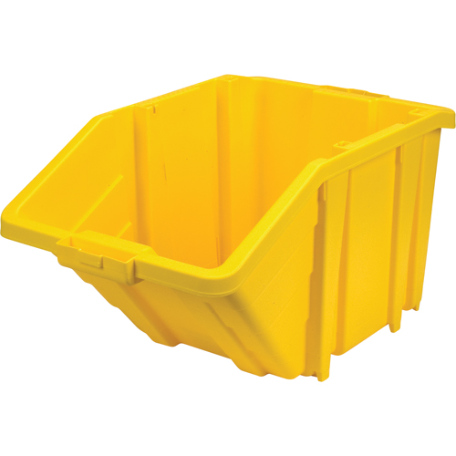 Bac g&eacute;ant en plastique, 15-1/2" la x 13" H x 25" p, Jaune, Capacit&eacute; 200 lb Ontario Packaging
