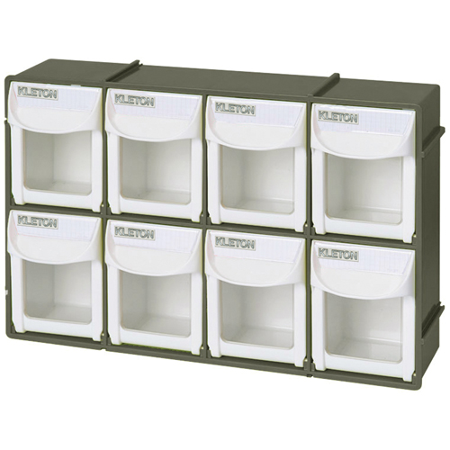 Heavy-Duty Tilt Bin, 11-3/4" W x 2-3/4" D x 7-7/8" H, 8 Drawers Ontario Packaging