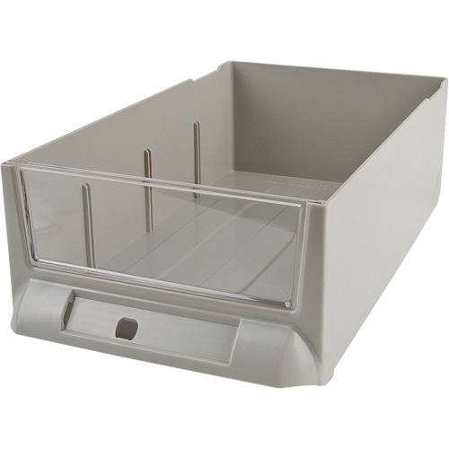 Replacement Drawer for KPC-200 Parts Cabinets, Plastic, 5-3/8" W x 9-13/16" D x 3-3/10" H, Grey Ontario Packaging