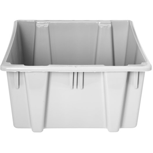 Caisse-palette empilable et emboîtable, 13" x 15,5" x 19,5", Gris Ontario Packaging