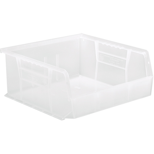 Bac transparent ultra empilable & suspendable, 11" la, 5" h x 10-7/8" p, Transparent Ontario Packaging