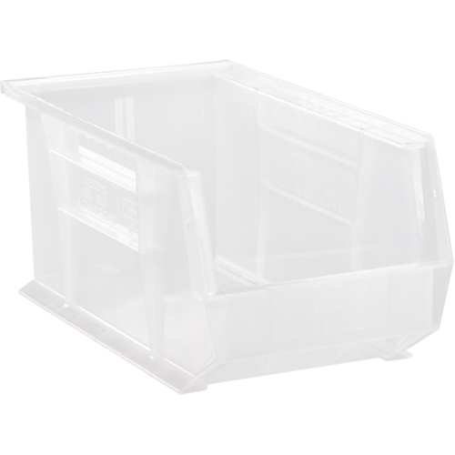 Clear-View Ultra Stack & Hang Bin, 8-1/4" W x 7" H x 14-3/4" D, Clear Ontario Packaging