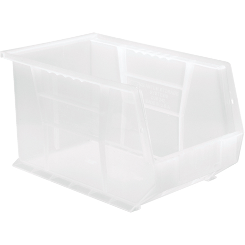 Clear-View Ultra Stack & Hang Bin, 8-1/4" W x 8" H x 13-5/8" D, Clear Ontario Packaging