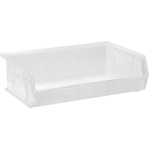 Clear-View Ultra Stack & Hang Bin, 16-1/2" W x 5" H x 10-7/8" D, Clear Ontario Packaging
