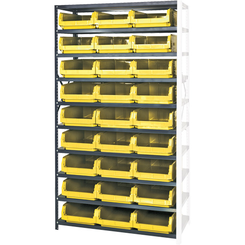&eacute;l&eacute;ment de rayonnage avec bacs empilables, Acier, Bac Magnum, Capacit&eacute; 650 lb, 42" la x 76" h Ontario Packaging