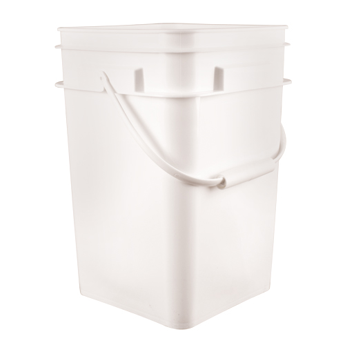 Seau carr&eacute;, Plastique, 4,25 gal. Ontario Packaging