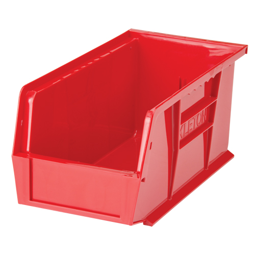 Bac empilable & &agrave; suspendre, 5-1/2" la, 5" h x 10-7/8" p, Rouge Ontario Packaging