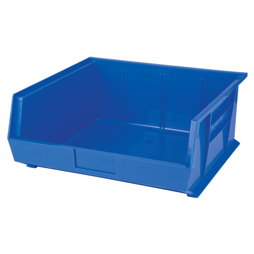 Stack & Hang Bin, 16-1/2" W x 7" H x 14-3/4" D, Blue Ontario Packaging