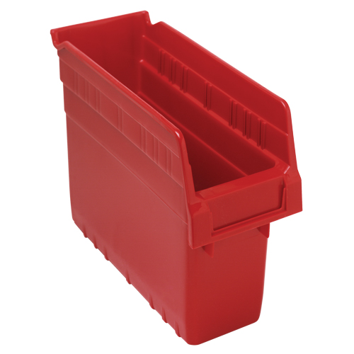 Bacs pour &eacute;tag&egrave;re Store-Max, 4-3/8" la x 8" H x 11-5/8" p, Rouge, Capacit&eacute; 44 lb Ontario Packaging