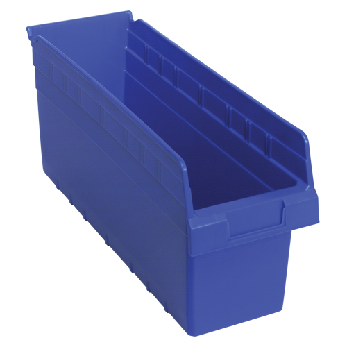 Bacs pour &eacute;tag&egrave;re Store-Max, 6-5/8" la x 8" H x 17-7/8" p, Bleu, Capacit&eacute; 56 lb Ontario Packaging