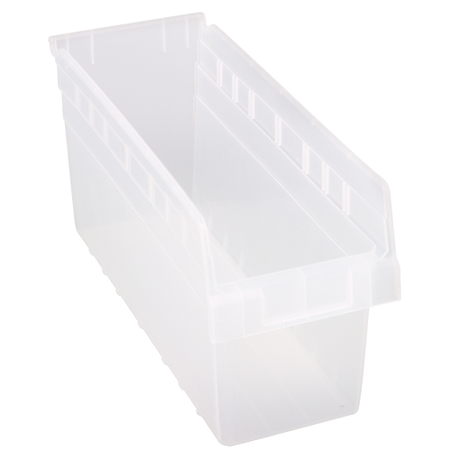 Bacs pour &eacute;tag&egrave;re Store-Max, 6-5/8" la x 8" H x 17-7/8" p, Transparent, Capacit&eacute; 56 lb Ontario Packaging
