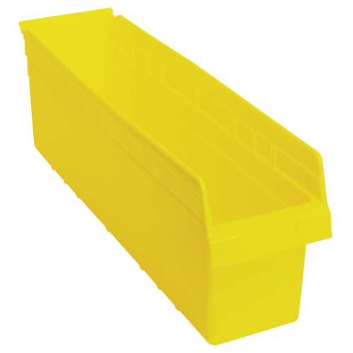 Bacs pour &eacute;tag&egrave;re Store-Max, 6-5/8" la x 8" H x 23-5/8" p, Jaune, Capacit&eacute; 68 lb Ontario Packaging
