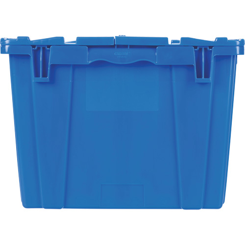 FP243C FliPak Nestable Tote, 26.9" x 16.9" x 12.1", Blue Ontario Packaging