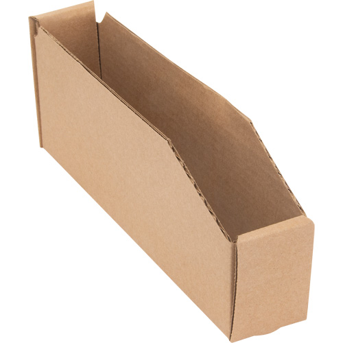 Deep Corrugated Parts Bins, 1-15/16" W x 11-1/4" D x 4-1/2" H, Beige Ontario Packaging