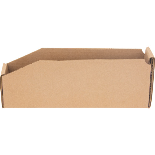 Deep Corrugated Parts Bins, 1-15/16" W x 11-1/4" D x 4-1/2" H, Beige Ontario Packaging