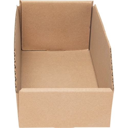 Deep Corrugated Parts Bins, 5-3/4" W x 11-1/4" D x 4-1/2" H, Beige Ontario Packaging