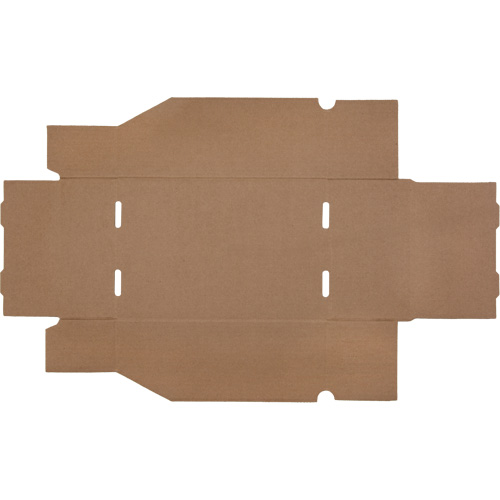Deep Corrugated Parts Bins, 7-5/8" W x 11-5/16" D x 4-1/2" H, Beige Ontario Packaging