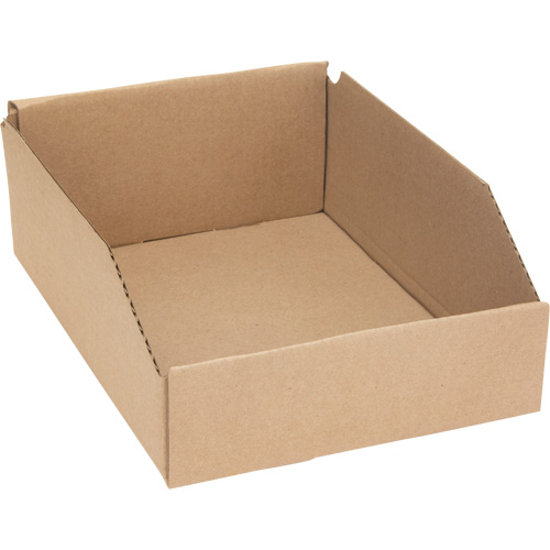 Deep Corrugated Parts Bins, 8-3/4" W x 11-1/4" D x 4-1/2" H, Beige Ontario Packaging