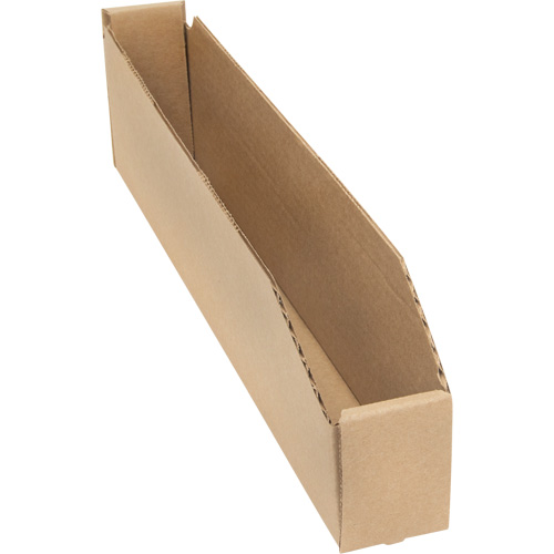 Boîtes profondes en carton ondul&eacute;, 2-7/8" la x 17-1/4" p x 4-1/2" h, Beige Ontario Packaging