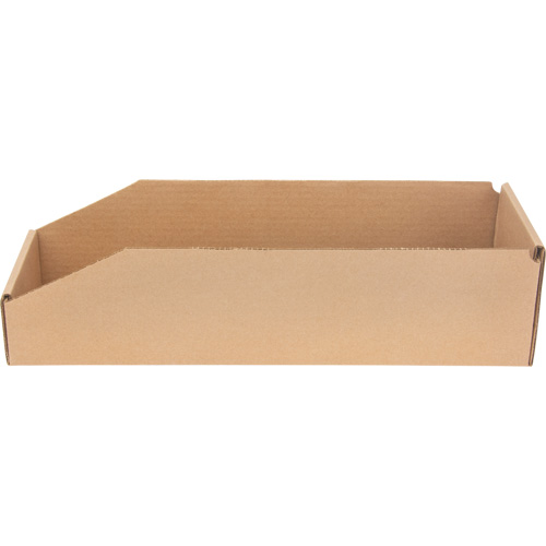 Boîtes profondes en carton ondul&eacute;, 5-3/4" la x 17-1/4" p x 4-1/2" h, Beige Ontario Packaging