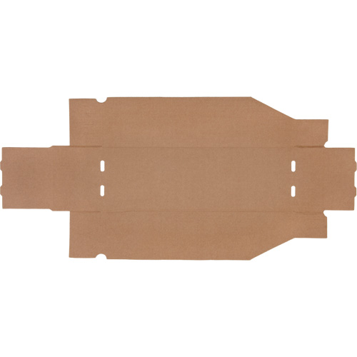 Boîtes profondes en carton ondul&eacute;, 5-3/4" la x 17-1/4" p x 4-1/2" h, Beige Ontario Packaging