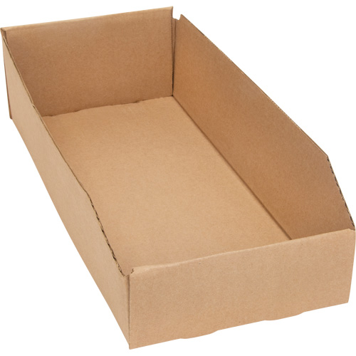 Boîtes profondes en carton ondul&eacute;, 7-3/4" la x 17-1/4" p x 4-1/2" h, Beige Ontario Packaging