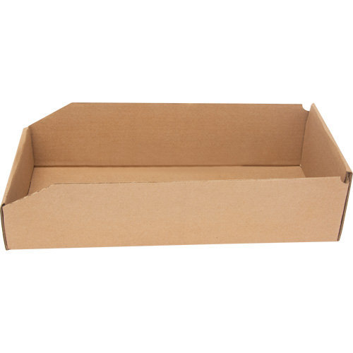 Boîtes profondes en carton ondul&eacute;, 7-3/4" la x 17-1/4" p x 4-1/2" h, Beige Ontario Packaging