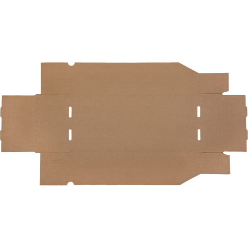 Boîtes profondes en carton ondul&eacute;, 7-3/4" la x 17-1/4" p x 4-1/2" h, Beige Ontario Packaging