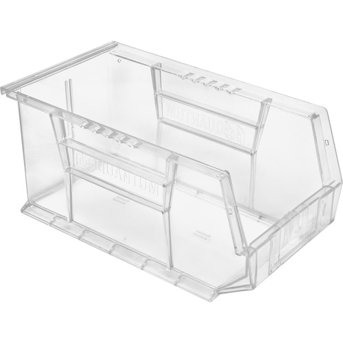 Crystal Clear Ultra Bins, 8-1/4" W x 7" H x 14-3/4" D, Clear Ontario Packaging