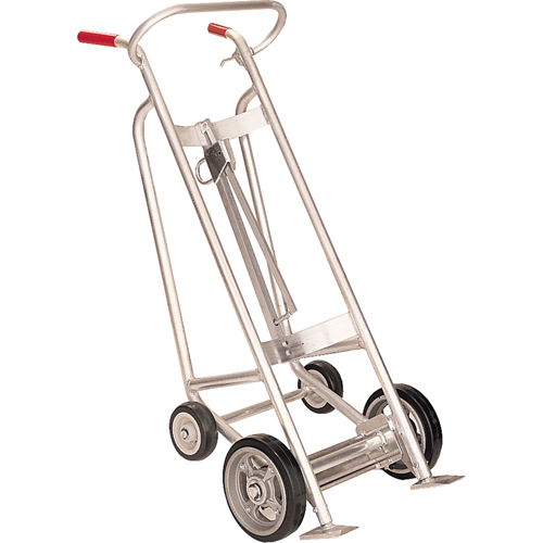 Drum Truck with Hand Brake, Aluminum Construction, 25 - 55 US Gal. (20 - 45 Imperial Gal.) Ontario Packaging