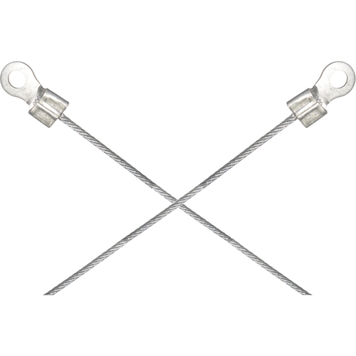 Light-Duty Bonding & Grounding Wire Assemblies - Two 1/4" Terminal Connectors Ontario Packaging