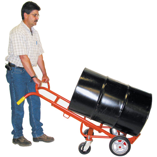 Ergonomic Drum Truck With Swivel Casters, Steel Construction, 55 - 85 US Gal. (45 - 70 Imperial Gal.) Ontario Packaging
