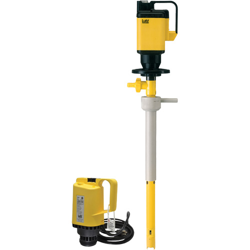 Electric Drum Pumps, Polypropylene, 24 GPM Ontario Packaging