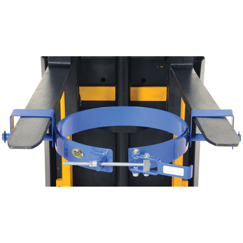 Tilting Drum Ring, 55 US gal. (45 Imperial Gal.) Drum Size, 1200 lbs./544 kg Cap. Ontario Packaging