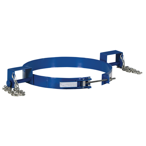 Tilting Drum Ring, 55 US gal. (45 Imperial Gal.) Drum Size, 1200 lbs./544 kg Cap. Ontario Packaging