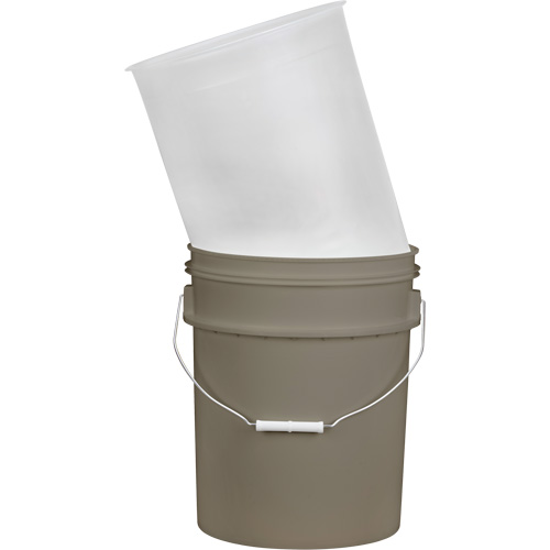 Doublure pour seau en plastique, 11-1/4" dia. x 14" h, 5 gal. US (4,16 gal. imp.) capacit&eacute; Ontario Packaging