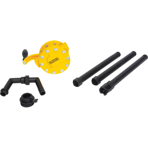 Rotary Type Drum Pump, Polypropylene, Fits 15 - 55 US Gal., 8 oz./Stroke Ontario Packaging