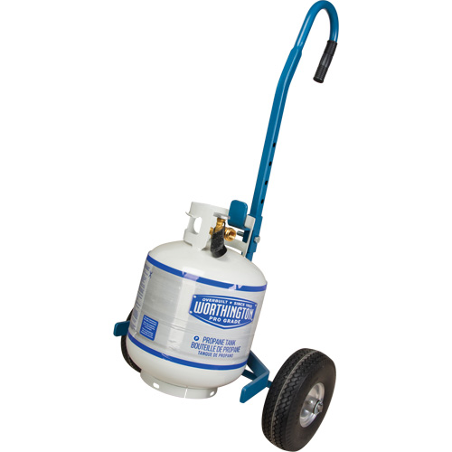 Cylinder Cart, Flat-Free Wheels, 15-1/2" W x 14-1/4" L Base, 600 lbs. Ontario Packaging