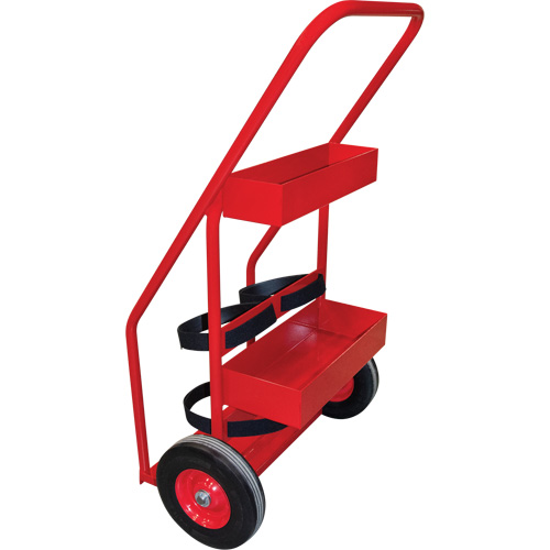 Chariot de prevention d'incendie pour travaux &agrave; chaud, Roues Semi-pneumatique, Base de 17,75" la x 8,9" lo, 100 lb Ontario Packaging