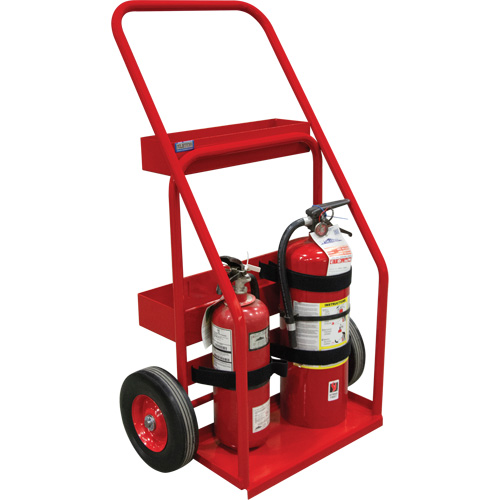 Chariot de prevention d'incendie pour travaux &agrave; chaud, Roues Semi-pneumatique, Base de 17,75" la x 8,9" lo, 100 lb Ontario Packaging