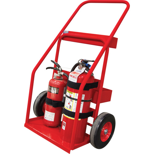 Chariot de prevention d'incendie pour travaux &agrave; chaud, Roues Semi-pneumatique, Base de 17,75" la x 8,9" lo, 100 lb Ontario Packaging