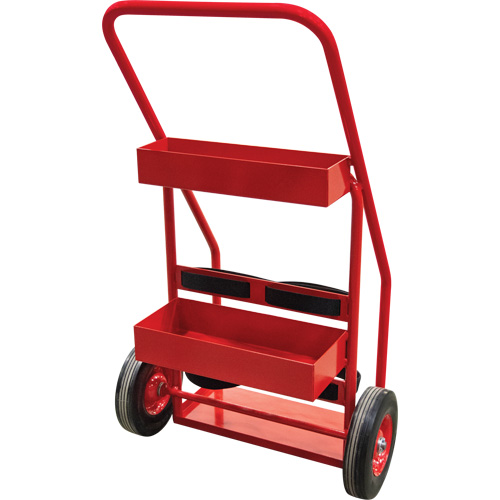 Chariot de prevention d'incendie pour travaux &agrave; chaud, Roues Semi-pneumatique, Base de 17,75" la x 8,9" lo, 100 lb Ontario Packaging