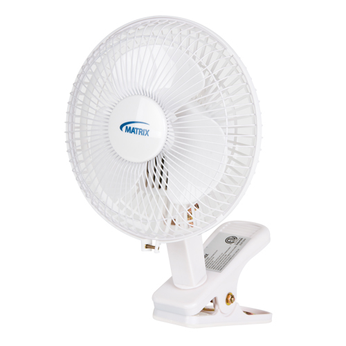 Ventilateur &agrave; pince & de bureau, Diam&egrave;tre 6", 2 vitesses Ontario Packaging