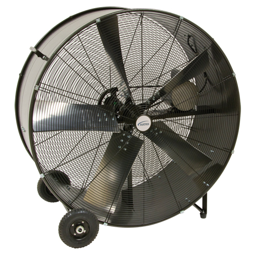 Heavy-Duty Fixed Belt Drive Drum Fan, Industrial, 2 Speed, 42" Diameter Ontario Packaging